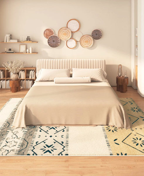 Abstract Contemporary Runner Rugs for Living Room, Hallway Runner Rugs, Thick Modern Runner Rugs Next to Bed, Bathroom Runner Rugs, Kitchen Runner Rugs-artworkcanvas