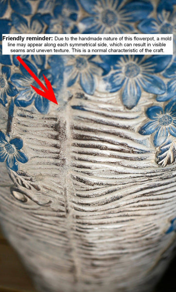 Modern Outdoor Garden Flower Pots, Extra Large Garden Flower Planters, Oversized Garden Flower Pot, Garden Ornaments, Large Resin Gardern Flower Planter-artworkcanvas