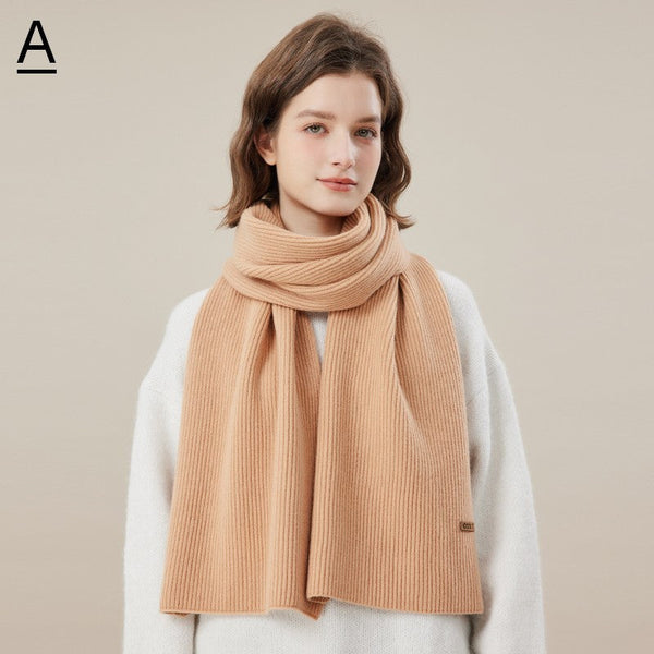 Fashion Designer Scarf, Casual Scarf for Women, Modern Winter Scarf, Cold Weather Scarf, Wool Scarf for Women, Soft Cashmere Scarf for Women-artworkcanvas