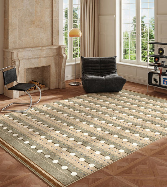 Contemporary Area Rugs for Dining Room, Large Modern Rugs for Living Room, Mid Century Modern Rugs for Bedroom-artworkcanvas