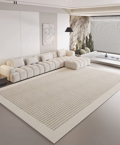 Contemporary Modern Rugs for Living Room, Geometric Modern Rugs for Dining Room, Abstract Modern Rugs for Interior Design-artworkcanvas