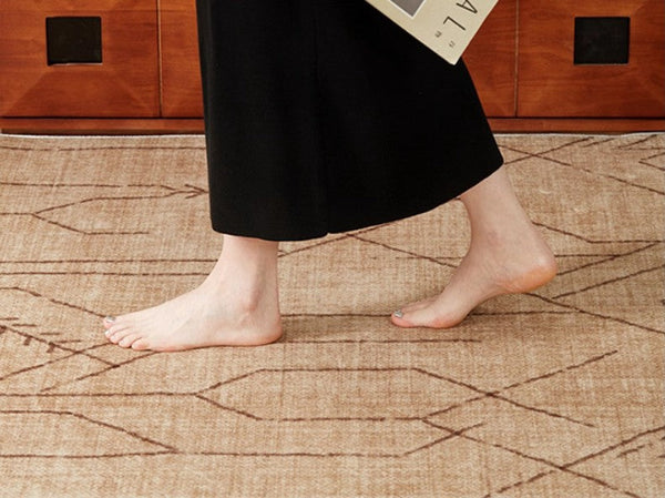 Geometric Contemporary Rugs for Dining Room, Bedroom Floor Rugs, Extra Large Modern Rugs for Living Room, Oversized Modern Rug for Living Room-artworkcanvas