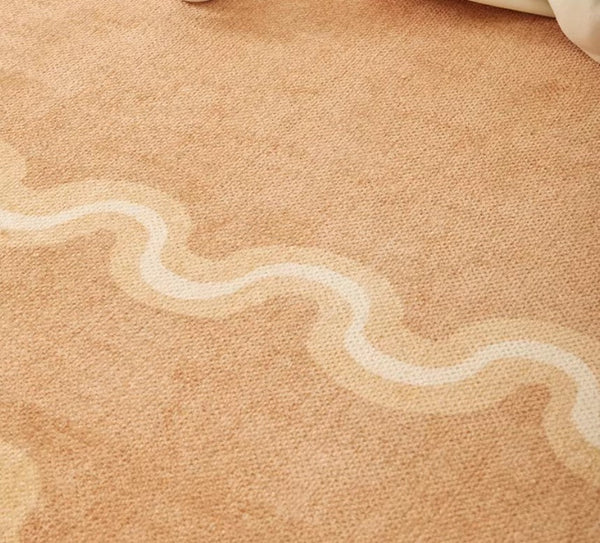 Large Modern Rugs for Living Room, Bedroom Modern Rugs, Dining Room Geometric Modern Rugs, Cream Color Contemporary Modern Rugs-artworkcanvas