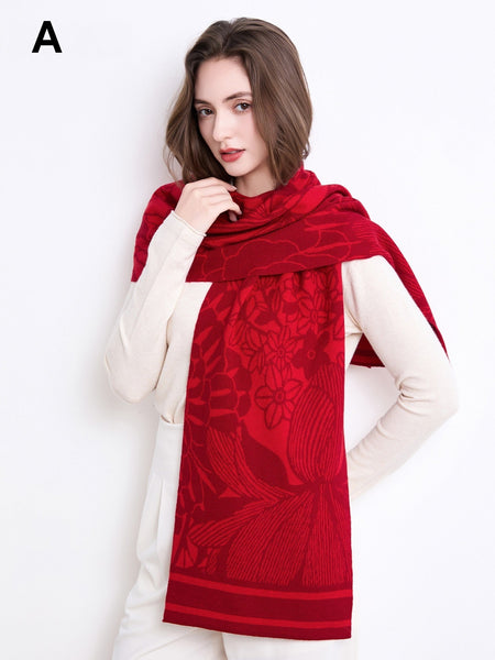 Casual Scarf for Women, Cold Weather Scarves, Soft Wool Scarf for Women, Modern Wool Scarf for Women