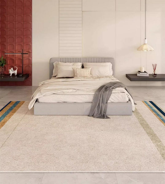 Modern Rugs under Dining Room Table, Abstract Area Rugs for Living Room, Modern Carpets for Kitchen, Geometric Contemporary Modern Rugs Next to Bed-artworkcanvas