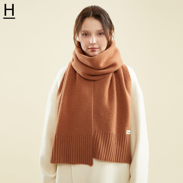 Fashion Designer Scarf, Cold Weather Scarf, Wool Scarf for Women, Casual Scarf for Women, Modern Winter Scarf, Soft Cashmere Scarf for Women-artworkcanvas