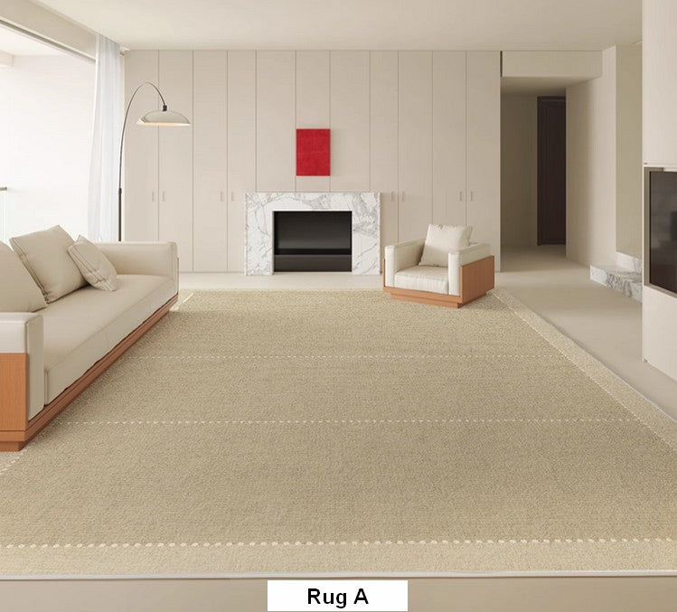 Soft Contemporary Rugs for Bedroom, Rectangular Modern Rugs under Sofa, Large Modern Rugs in Living Room, Dining Room Floor Carpets, Modern Rugs for Office-artworkcanvas
