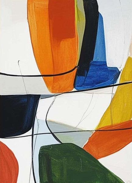 Large Abstract Paintings on Canvas, Large Painting for Sale, Hand Painted Canvas Art, Acrylic Paintings for Living Room-artworkcanvas
