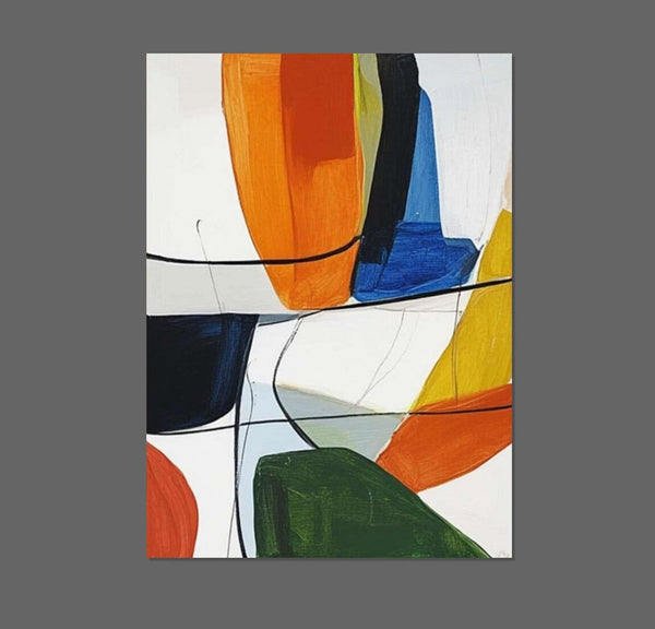 Large Abstract Paintings on Canvas, Large Painting for Sale, Hand Painted Canvas Art, Acrylic Paintings for Living Room-artworkcanvas