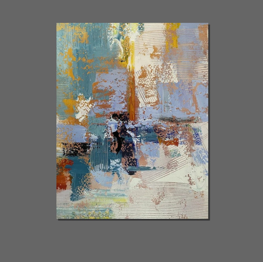 Acrylic Abstract Painting Behind Sofa, Acrylic Painting for Sale, Large Painting on Canvas, Living Room Wall Art Paintings, Buy Paintings Online-artworkcanvas