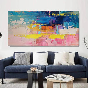 Abstract Wall Art for Bedroom, Modern Paintings for Living Room, Acrylic Painting on Canvas, Original Canvas Art, Simple Abstract Artwork-artworkcanvas