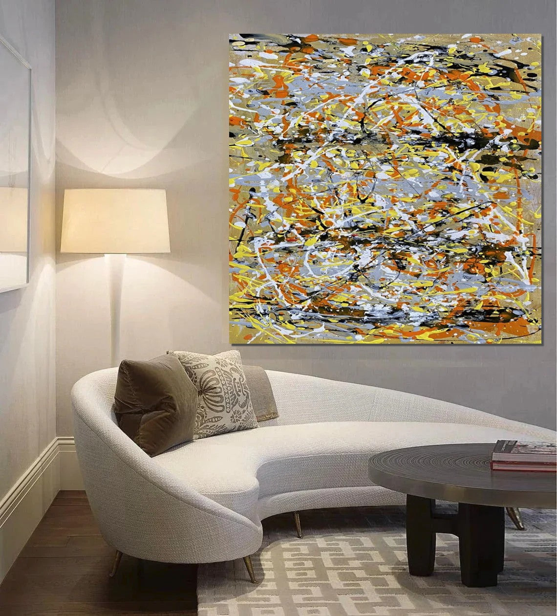 Contemporary Wall Art Paintings, Acrylic Paintings for Living Room, Bedroom Wall Art Paintings, Large Simple Modern Art, Abstract Acrylic Painting-artworkcanvas