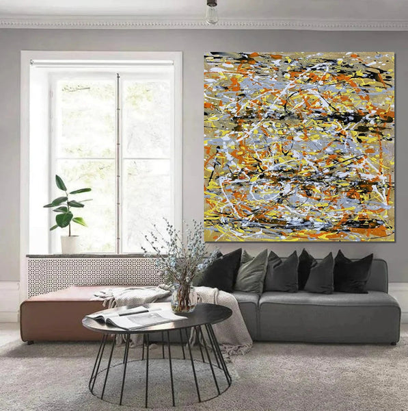 Contemporary Wall Art Paintings, Acrylic Paintings for Living Room, Bedroom Wall Art Paintings, Large Simple Modern Art, Abstract Acrylic Painting-artworkcanvas