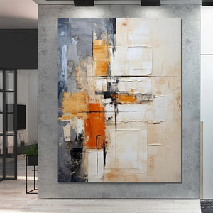 Simple Modern Art, Living Room Wall Art Paintings, Large Painting Behind Couch, Buy Abstract Painting Online, Acrylic Abstract Paintings Behind Sofa-artworkcanvas