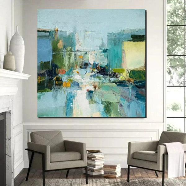 Abstract Wall Art on Canvas, Modern Paintings for Bedroom, Hand Painted Canvas Art, Contemporary Art on Canvas, Original Acrylic Paintings