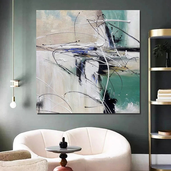 Abstract Acrylic Paintings for Living Room, Oversized Large Wall Art, Modern Contemporary Artwork, Buy Paintings Online, Heavy Texture Canvas Art-artworkcanvas