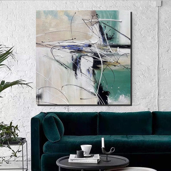 Abstract Acrylic Paintings for Living Room, Oversized Large Wall Art, Modern Contemporary Artwork, Buy Paintings Online, Heavy Texture Canvas Art-artworkcanvas
