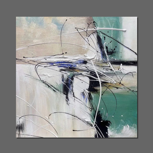Abstract Acrylic Paintings for Living Room, Oversized Large Wall Art, Modern Contemporary Artwork, Buy Paintings Online, Heavy Texture Canvas Art-artworkcanvas