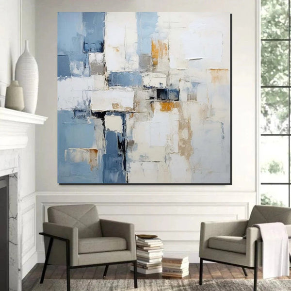 Modern Contemporary Artwork, Buy Paintings Online, Heavy Texture Canvas Art, Abstract Acrylic Paintings for Living Room, Oversized Large Wall Art-artworkcanvas