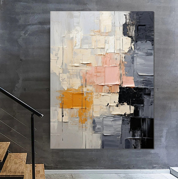 Living Room Wall Art Painting, Modern Contemporary Abstract Artwork, Palette Knife Paintings, Extra Large Acrylic Painting, Simple Modern Art-artworkcanvas