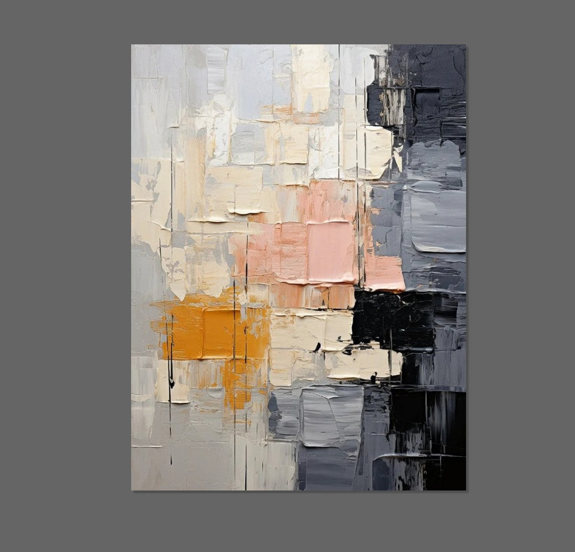 Living Room Wall Art Painting, Modern Contemporary Abstract Artwork, Palette Knife Paintings, Extra Large Acrylic Painting, Simple Modern Art-artworkcanvas