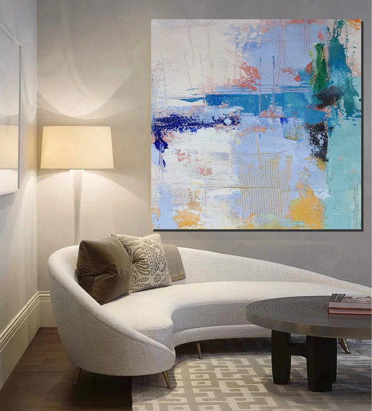 Bedroom Acrylic Painting, Simple Painting Ideas, Contemporary Art Painting, Living Room Wall Painting, Extra Large Canvas Painting, Modern Paintings-artworkcanvas