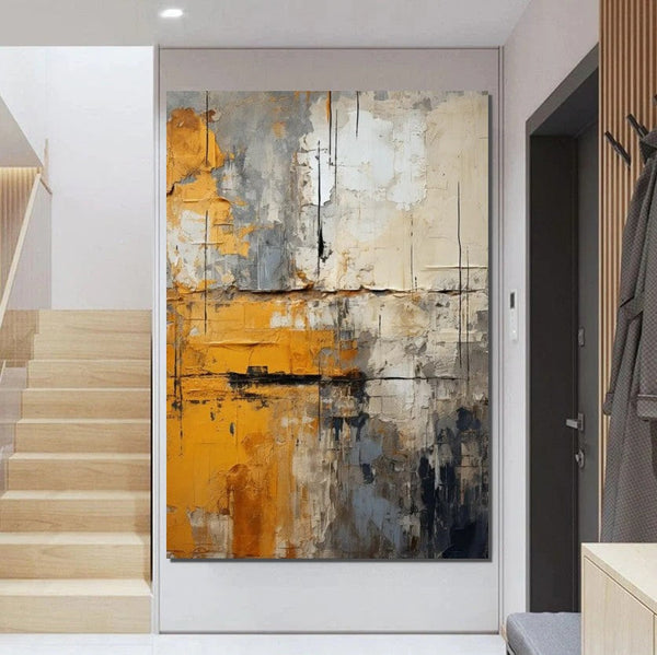 Hand Painted Wall Painting, Modern Abstract Art for Bedroom, Abstract Acrylic Wall Painting, Extra Large Paintings for Living Room, Simple Painting Ideas-artworkcanvas