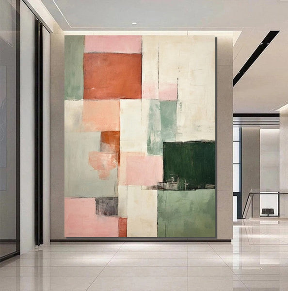 Modern Abstract Art for Bedroom, Hand Painted Wall Painting, Abstract Acrylic Wall Painting, Extra Large Paintings for Living Room, Simple Painting Ideas-artworkcanvas