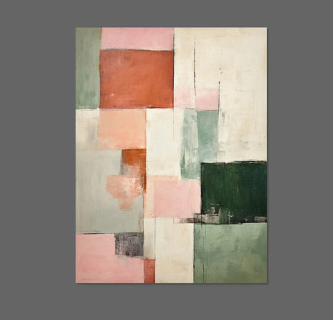 Modern Abstract Art for Bedroom, Hand Painted Wall Painting, Abstract Acrylic Wall Painting, Extra Large Paintings for Living Room, Simple Painting Ideas-artworkcanvas
