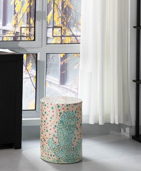 Unique Small End Table, Portable Casual Side Table, Creative Coffee Table, Contemporary Small Sofa Side Table, Shell Small Side Table-artworkcanvas