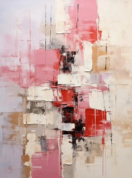 Bedroom Modern Wall Art Paintings, Palette Knife Paintings, Acrylic Paintings on Canvas, Abstract Painting for Living Room, Large Paintings Behind Sofa-artworkcanvas