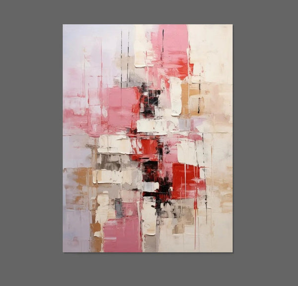 Bedroom Modern Wall Art Paintings, Palette Knife Paintings, Acrylic Paintings on Canvas, Abstract Painting for Living Room, Large Paintings Behind Sofa