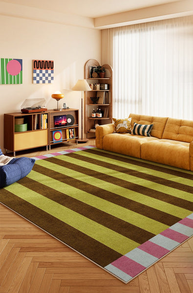 Simple Modern Floor Rugs, Colorful Abstract Modern Rugs, Modern Living Room Rug Ideas, Geometric Carpets for Bedroom, Contemporary Area Rugs