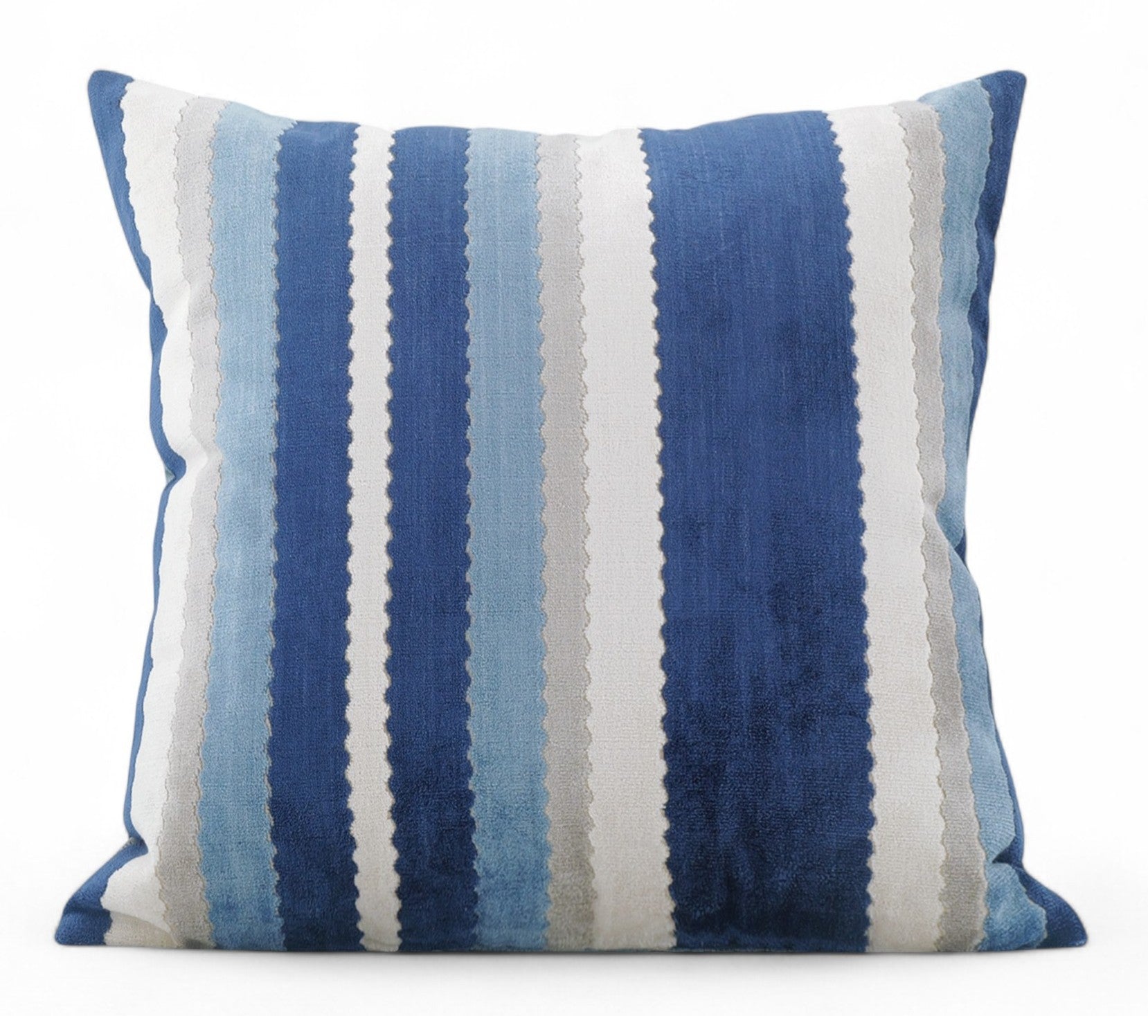 Contemporary Square Modern Throw Pillows for Couch, Large Abstract Blue Decorative Throw Pillows, Simple Throw Pillow for Interior Design, Modern Sofa Pillows-artworkcanvas