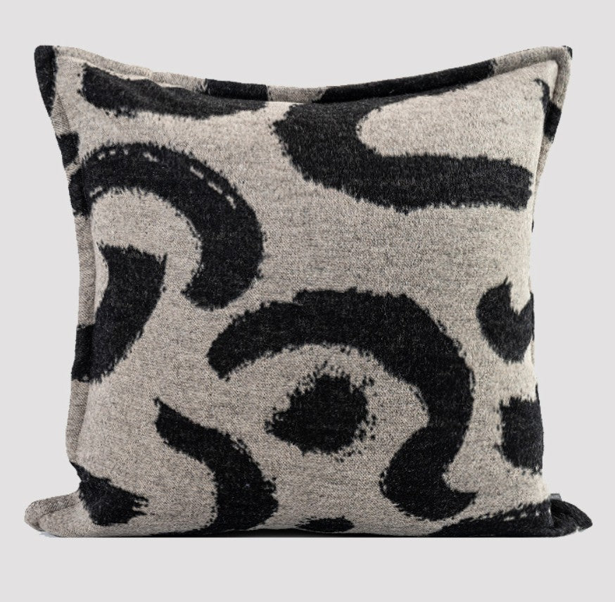 Modern Sofa Pillows for Couch, Contemporary Modern Sofa Pillows, Decorative Throw Pillows for Bedroom, Large Modern Pillow for Bedroom-artworkcanvas