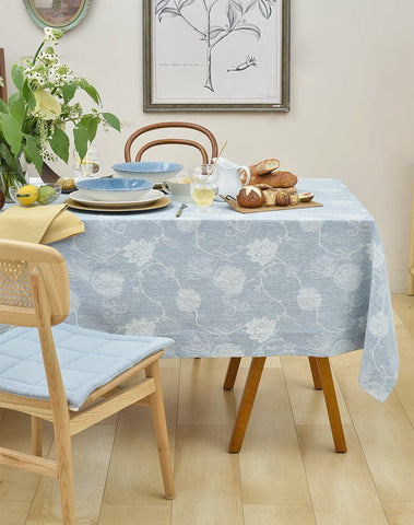 Country Farmhouse Tablecloth, Square Tablecloth for Round Table, Rustic Table Covers for Kitchen, Large Rectangle Tablecloth for Dining Room Table-artworkcanvas