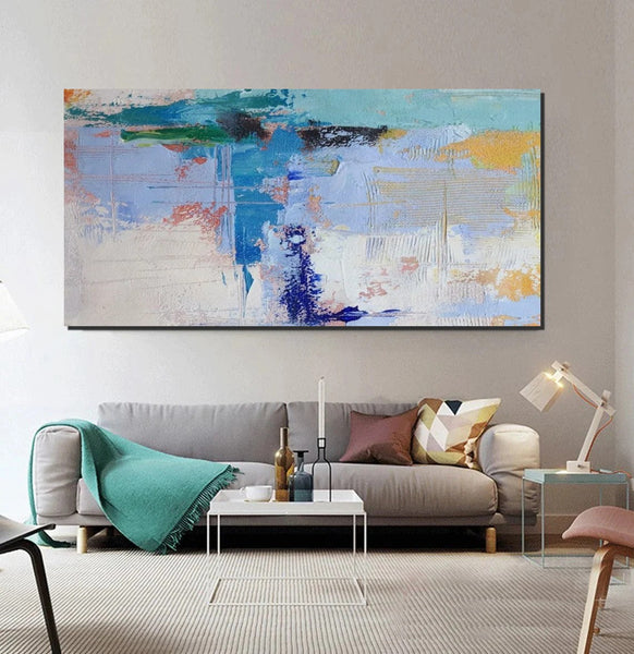 Oversized Abstract Artwork, Modern Canvas Paintings for Bedroom, Extra Large Paintings for Living Room, Abstract Wall Art Paintings, Simple Modern Art-artworkcanvas