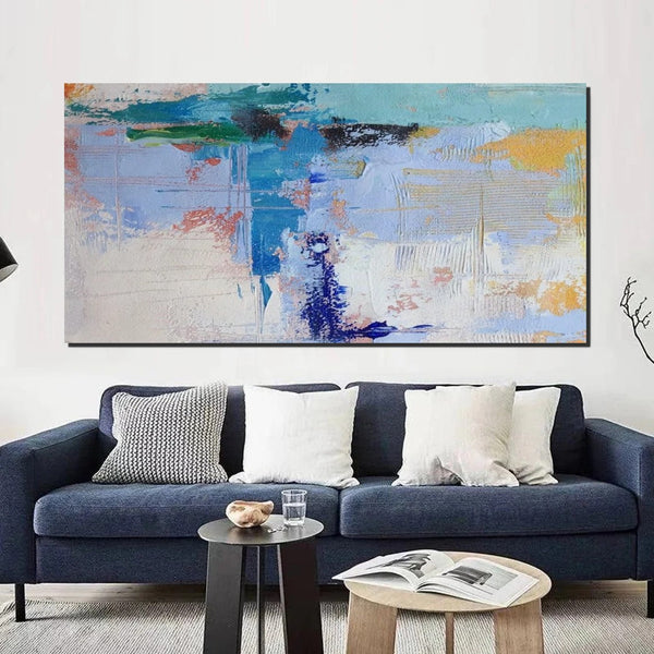 Oversized Abstract Artwork, Modern Canvas Paintings for Bedroom, Extra Large Paintings for Living Room, Abstract Wall Art Paintings, Simple Modern Art-artworkcanvas