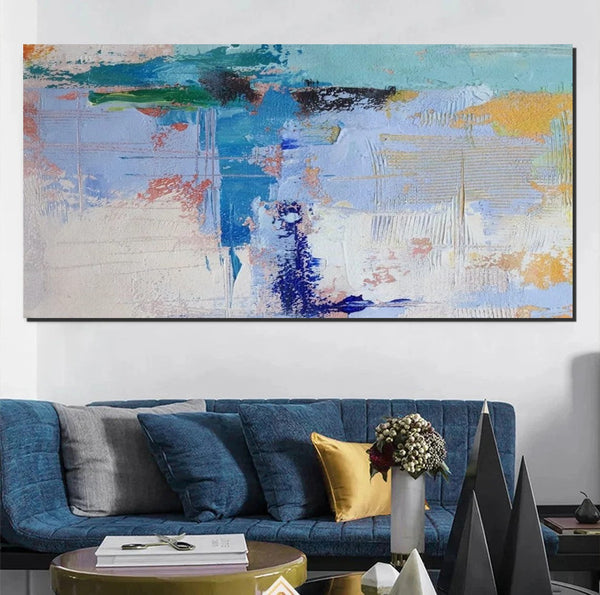 Oversized Abstract Artwork, Modern Canvas Paintings for Bedroom, Extra Large Paintings for Living Room, Abstract Wall Art Paintings, Simple Modern Art-artworkcanvas