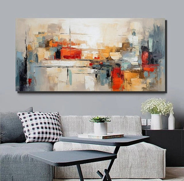 Original Abstract Art, Hand Painted Canvas Art, Modern Paintings for Living Room, Canvas Paintings for Bedroom, Heavy Texture Paintings