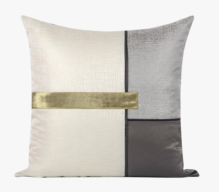 Abstract Contemporary Throw Pillow for Living Room, Decorative Throw Pillows for Couch, Large Modern Sofa Throw Pillows-artworkcanvas