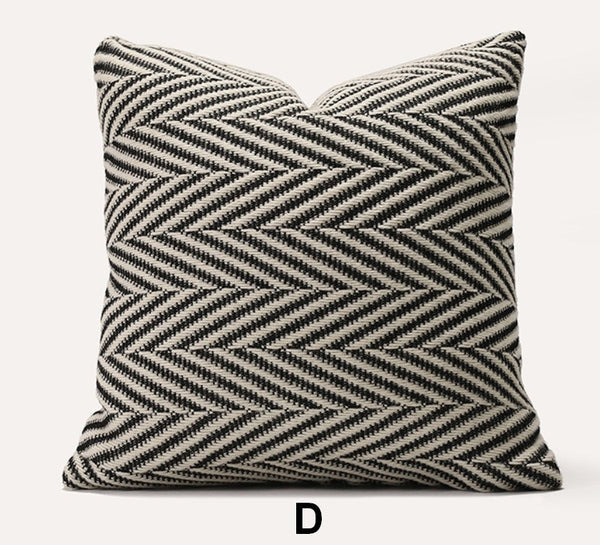 Decorative Pillows for Couch, Geometric Modern Sofa Pillows, Contemporary Throw Pillows, Modern Pillows for Dining Room, Modern Sofa Pillows-artworkcanvas