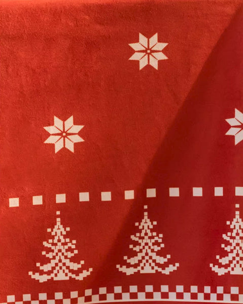 Christmas Edelweiss Table Covers, Square Tablecloth for Kitchen, Extra Large Modern Rectangular Tablecloth for Dining Room Table, Large Tablecloth for Round Table-artworkcanvas