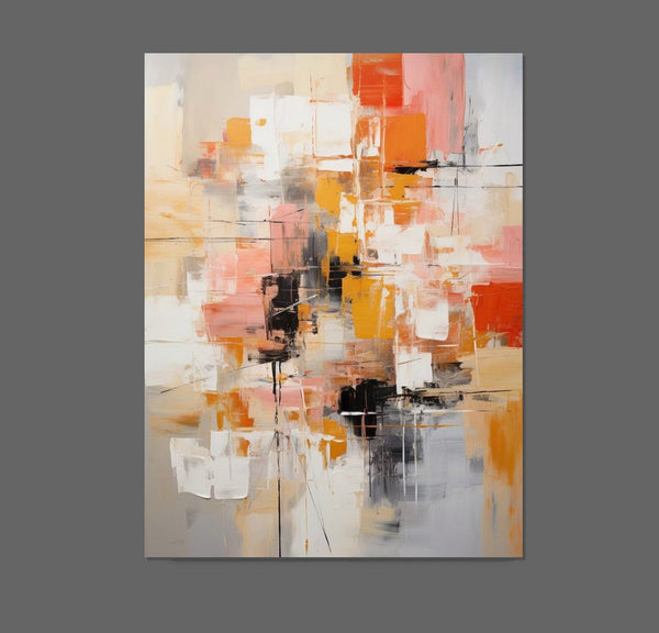 Extra Large Acrylic Painting, Simple Modern Art, Living Room Wall Art Painting, Modern Contemporary Abstract Artwork, Palette Knife Paintings-artworkcanvas