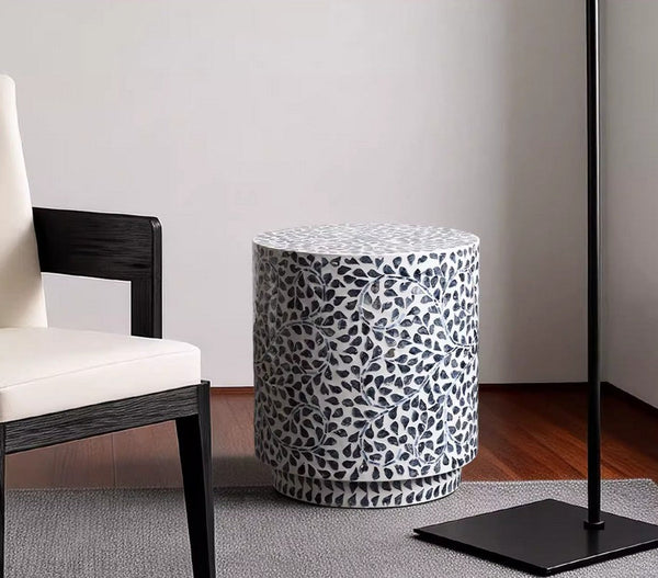 Portable Casual Side Table, Contemporary Round Side Table, Creative Coffee Table, Bedside Small Side Table, Shell Small Sofa Side Table, Contemporary Side Table-artworkcanvas