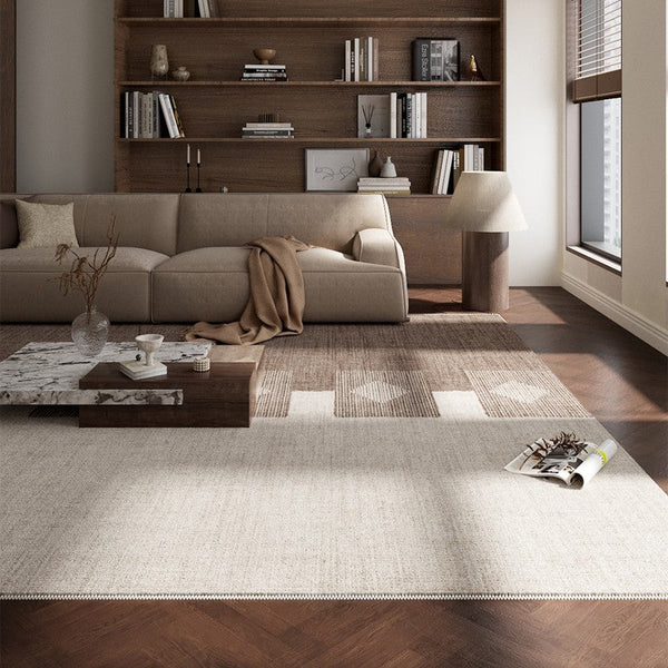 Abstract Modern Rugs for Living Room, Contemporary Modern Rugs Next to Bed, Modern Rugs under Dining Room Table, Mid Century Geometric Carpets-artworkcanvas