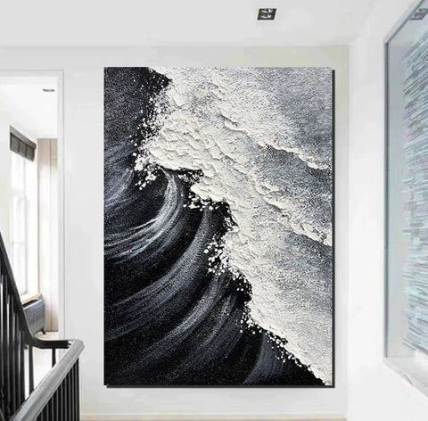 Heavy Texture Acrylic Paintings, Canvas Painting Ideas for Bedroom, Large Abstract Canvas Paintings, Hand Painted Wall Painting-artworkcanvas
