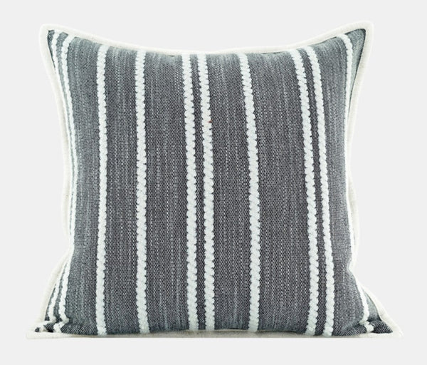 Contemporary Modern Sofa Pillows, Large Throw Pillow for Interior Design, Simple Decorative Throw Pillows, Large Square Modern Throw Pillows for Couch-artworkcanvas