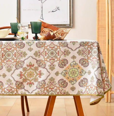 Large Rectangle Tablecloth for Dining Room Table, Rectangular Table Covers for Kitchen, Square Tablecloth for Coffee Table, Farmhouse Table Cloth, Wedding Tablecloth-artworkcanvas
