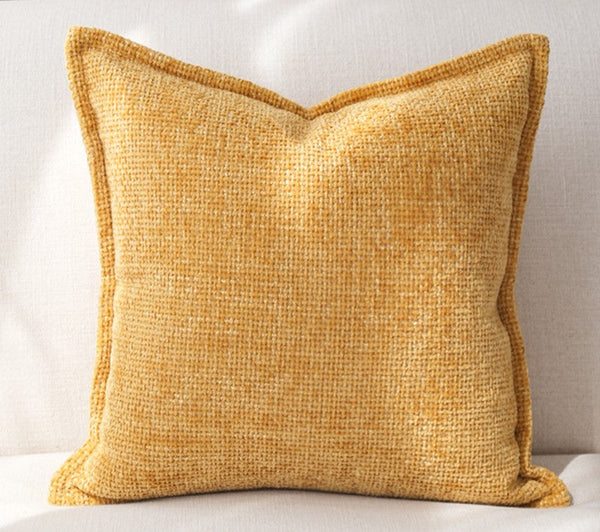 Modern Sofa Pillows, Simple Modern Pillows, Yellow Decorative Pillows for Couch, Modern Throw Pillows, Contemporary Throw Pillows-artworkcanvas